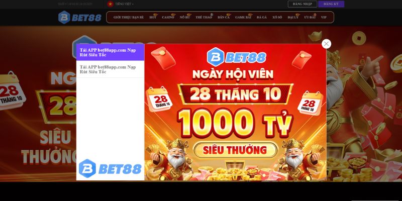 Toàn cảnh về sân chơi trực tuyến Bet88